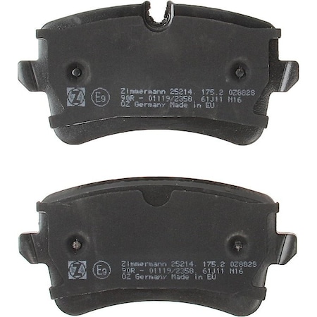 Zimmermann Brake Pad Set, 252141755 252141755